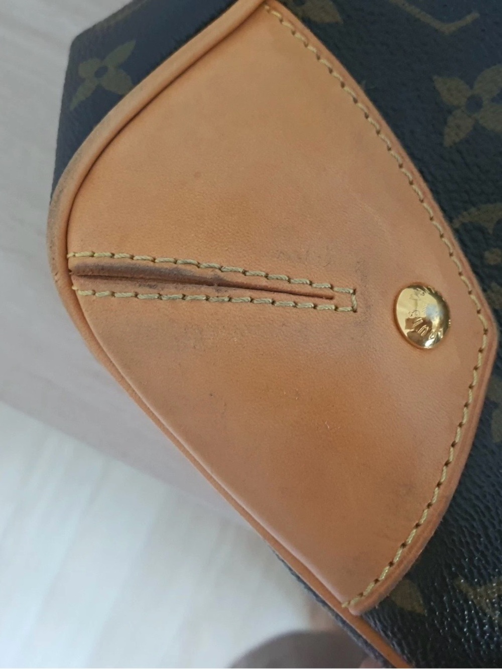 Louis Vuitton estrela MM + dust cover Monogram Canvas Satchel in Brown and Tan - Picture 11 of 16